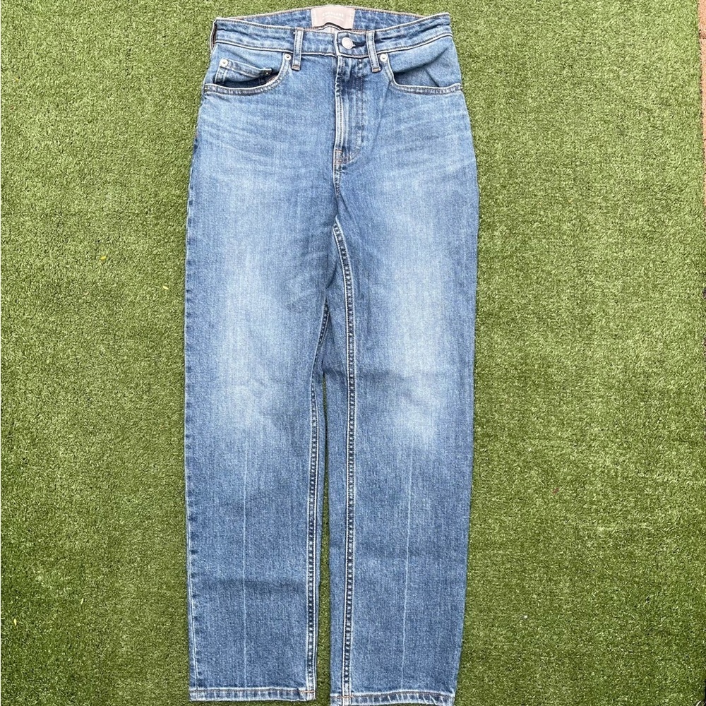 Everlane the high rise straight ankle jeans size 25 Preowned casual brunch
